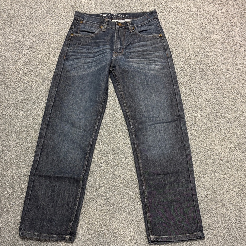 PD&C Kids Dark Wash Straight Jeans size 14